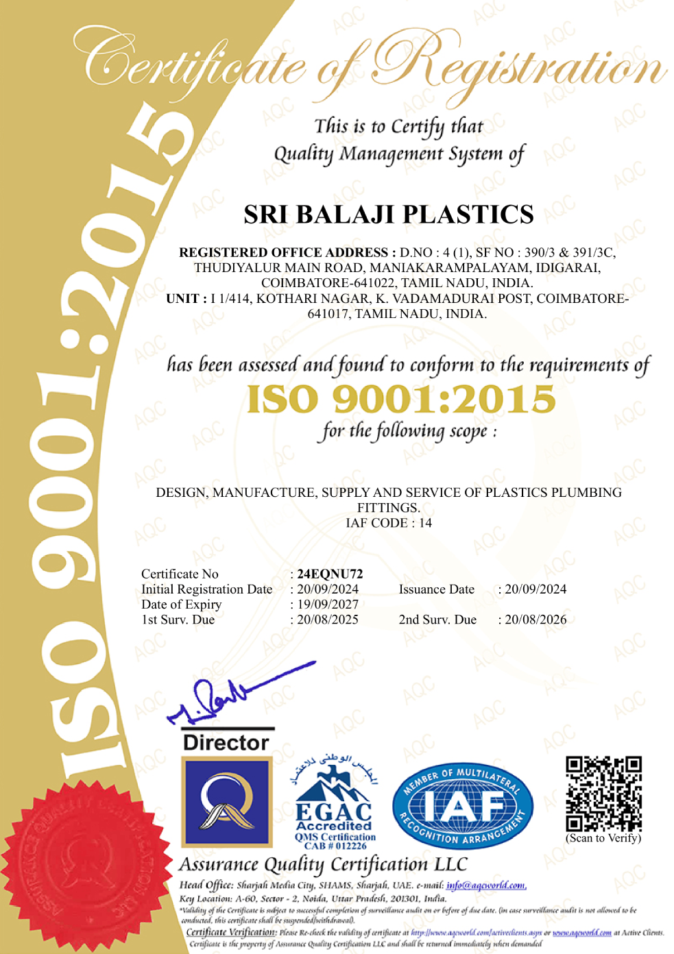 Certification